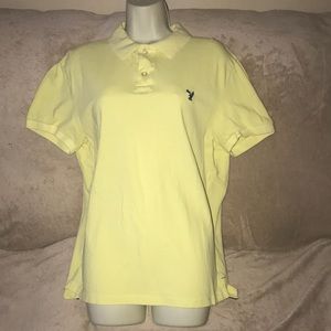 American Eagle Outfitters Large yellow polo